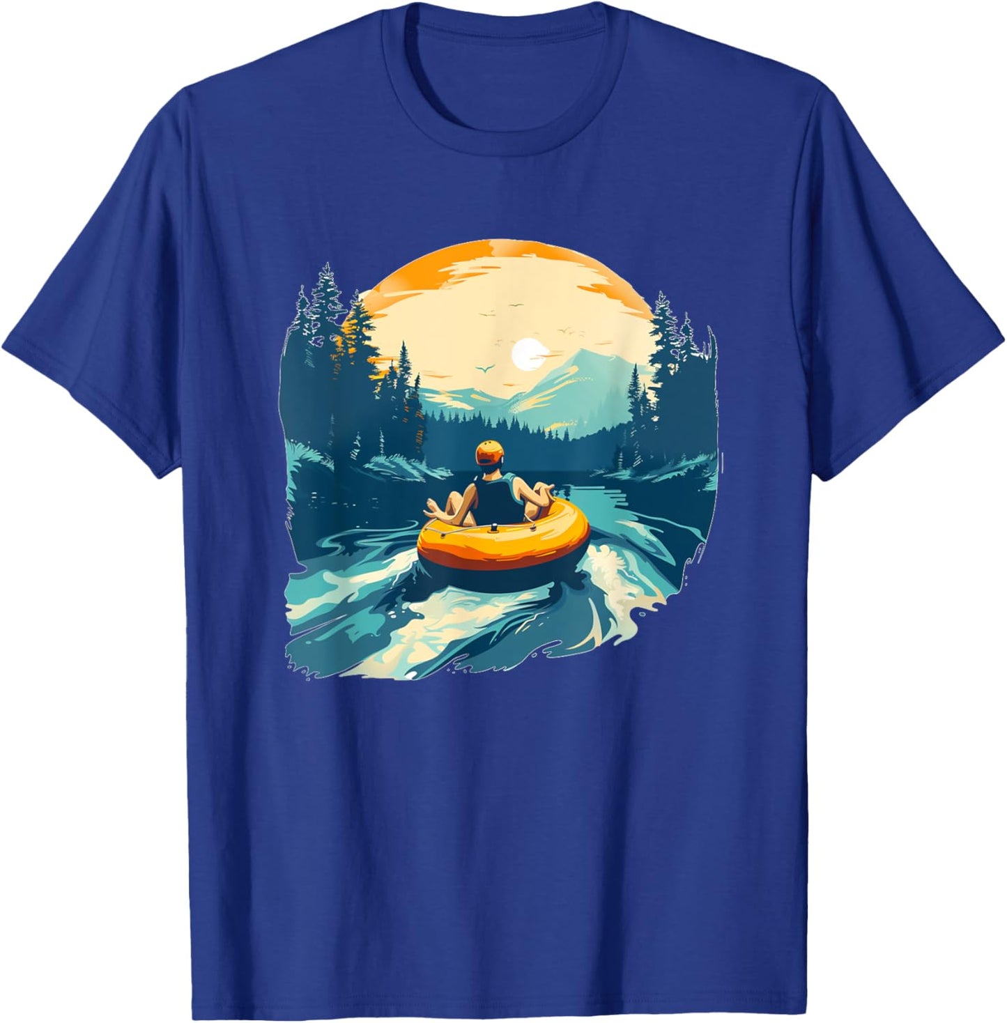 Pretty cool River tubing Costume for Kids and Adults T-Shirt - T-Shirt | Royal