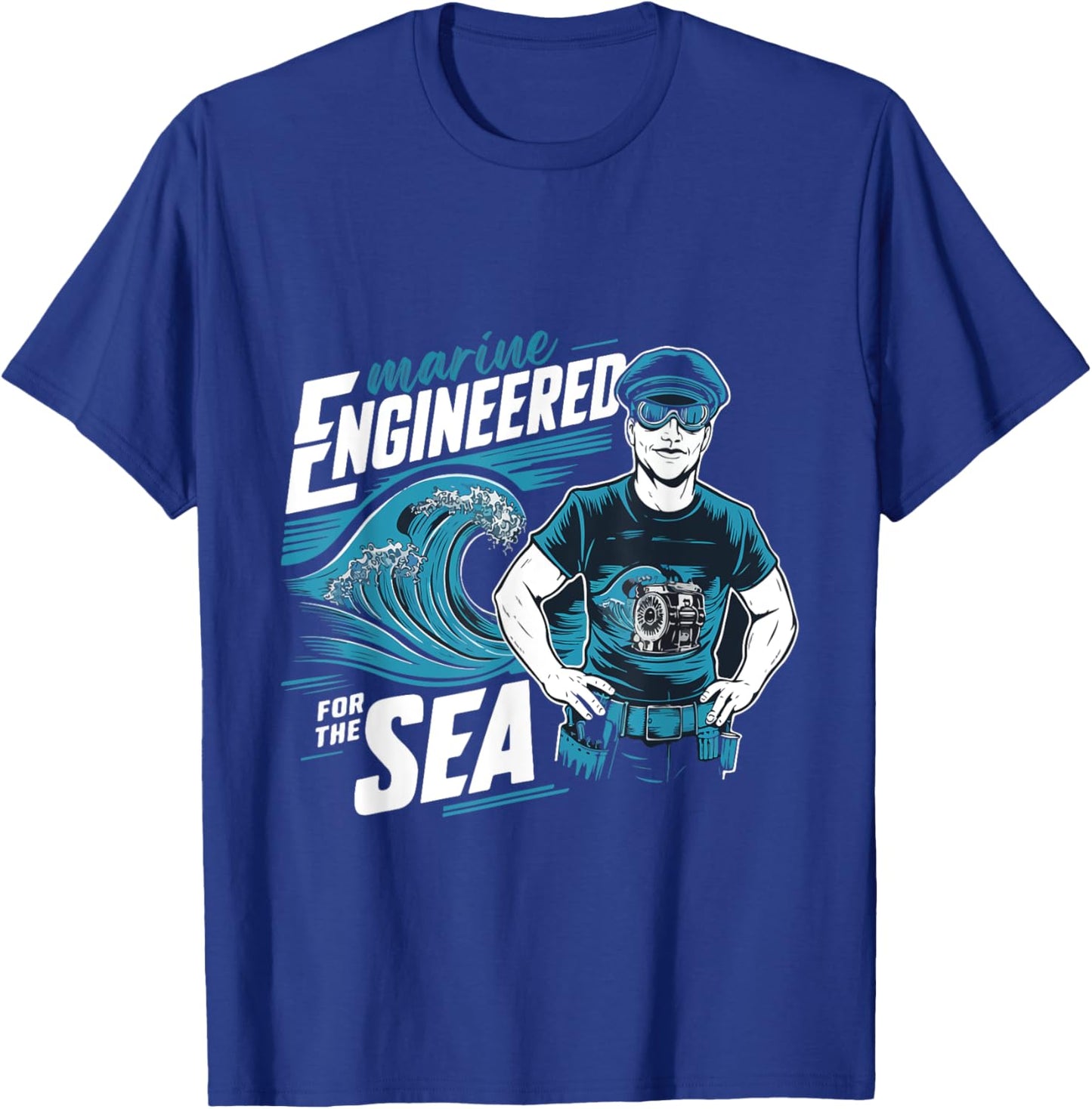 Sea Engineer Mechanical Engineering T-Shirt - T-Shirt | Royal