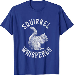 Vintage Squirrel Lover Gifts Squirrel Whisperer T-Shirt - T-Shirt | Royal