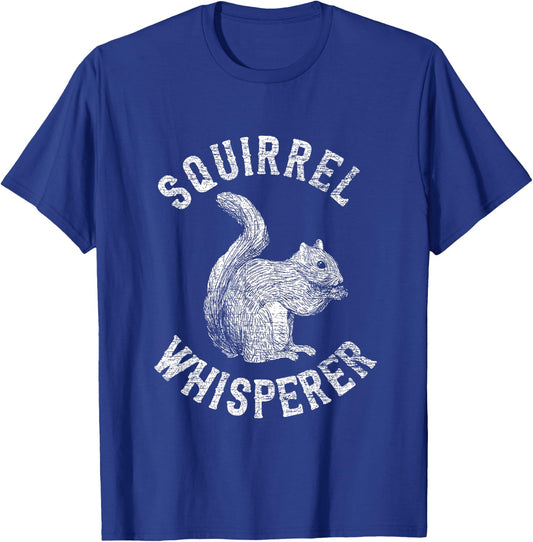 Vintage Squirrel Lover Gifts Squirrel Whisperer T-Shirt - T-Shirt | Royal