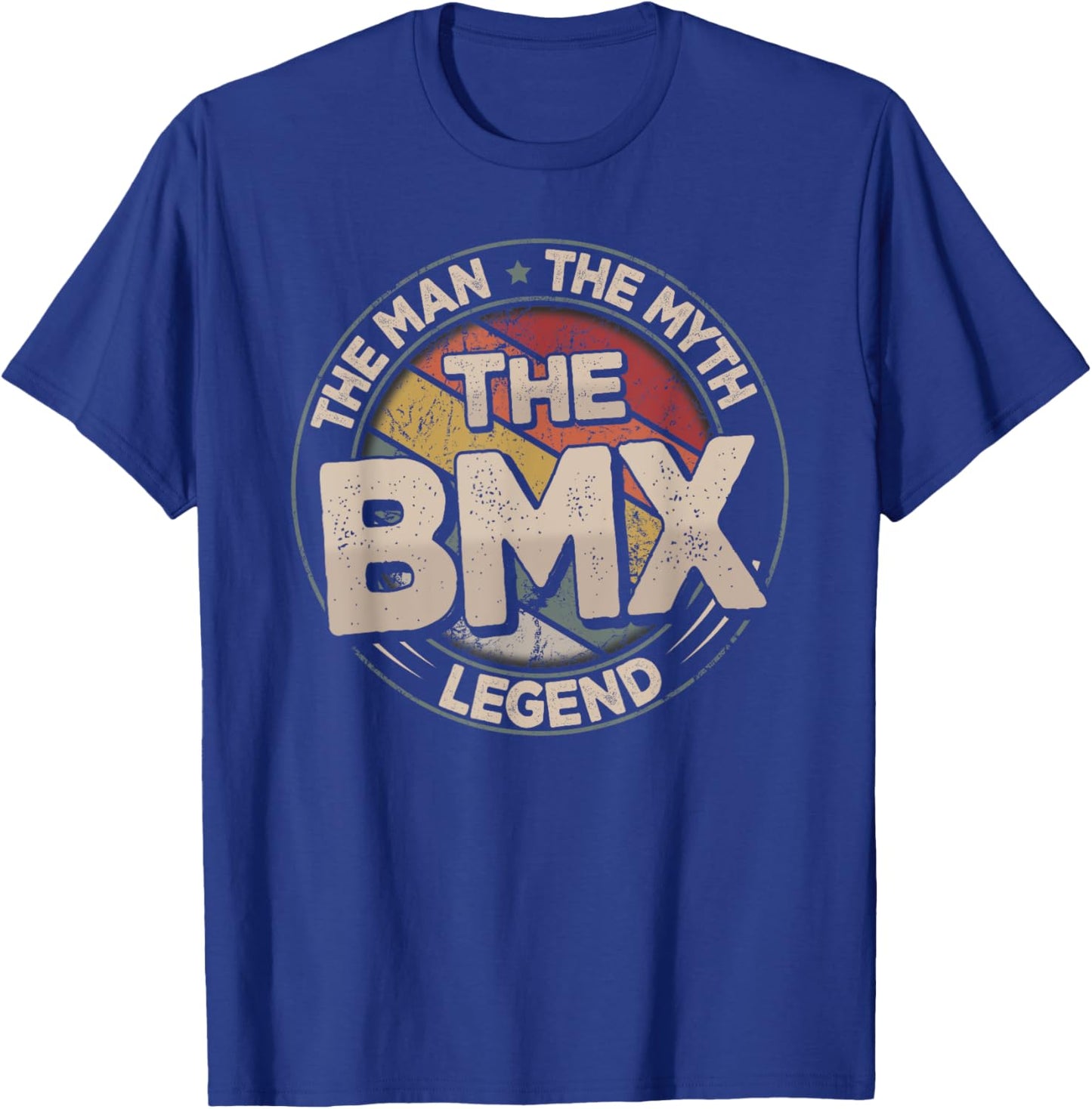 The BMX Legend Retro Bike Men BMX T-Shirt - T-Shirt | Royal