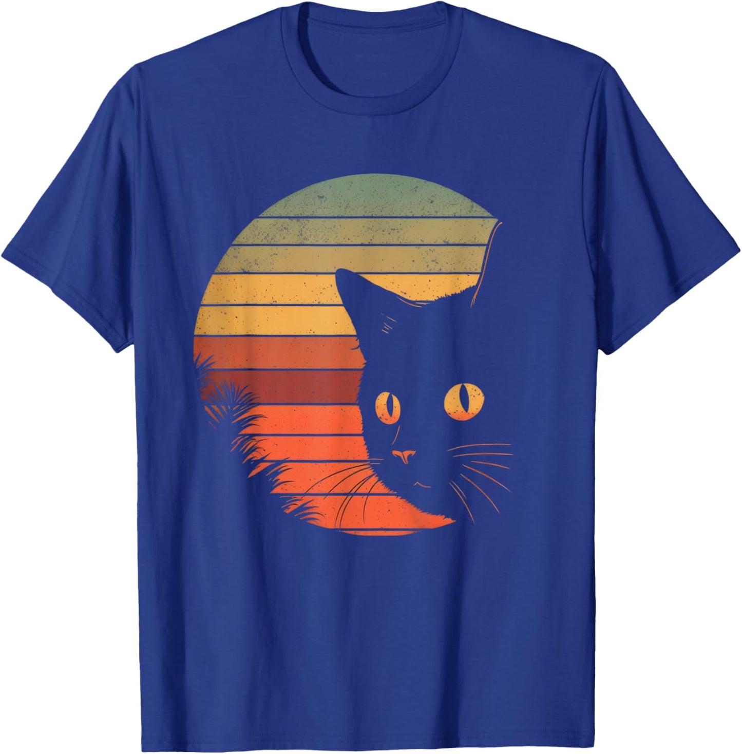 Vincent Van Gogh Starry Night Cat Lover T-Shirt - T-Shirt | Royal
