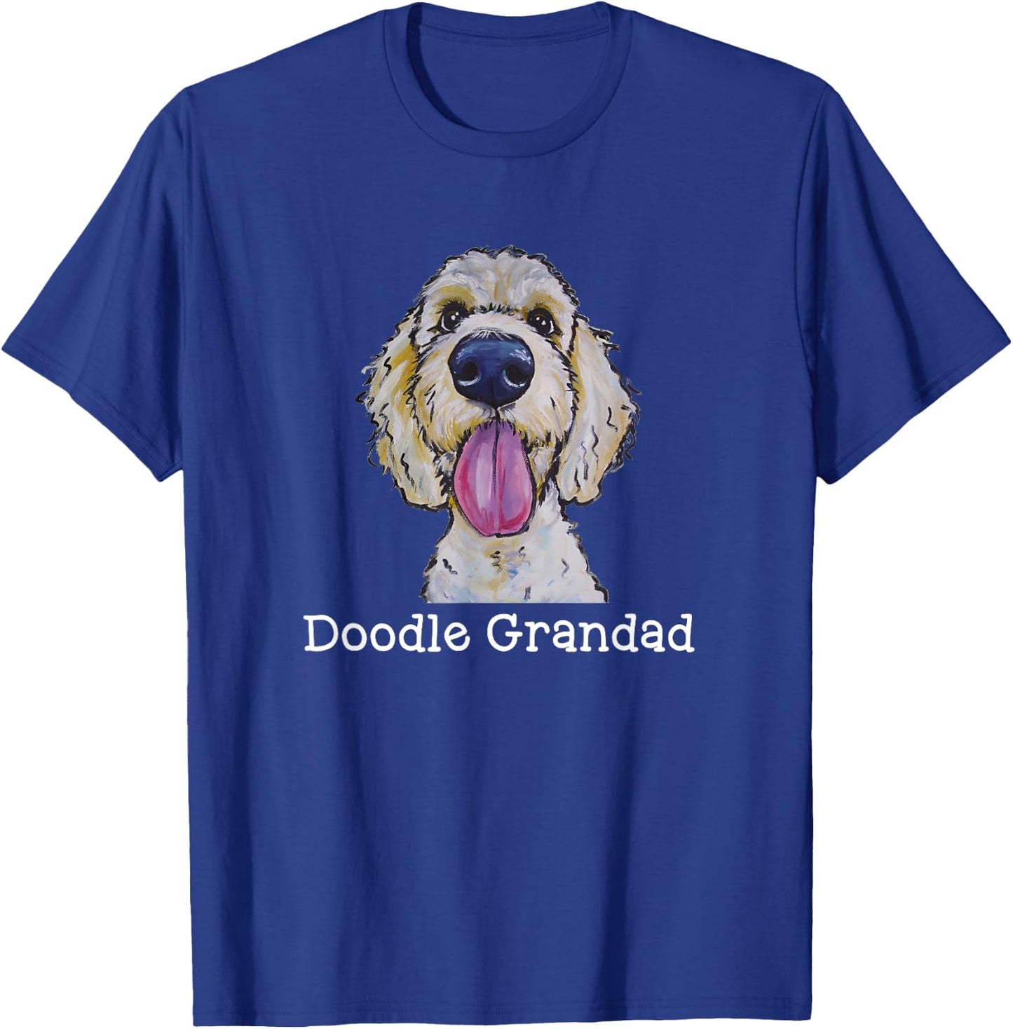 Doodle Grandad Shirt, Golden Doodle Grandpa T-Shirt - T-Shirt | Royal