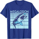 Megalodon Shark Fossil Tooth Hunter Paleontology Ocean Water T-Shirt - T-Shirt | Royal