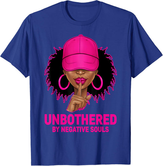 Afro Queen With Cap Sassy Black Woman African American Women T-Shirt - T-Shirt | Royal