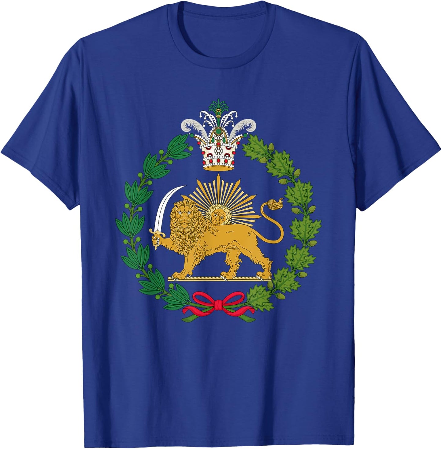Iranian pride lion and sun of Qajar and Pahlavi T-Shirt - T-Shirt | Royal