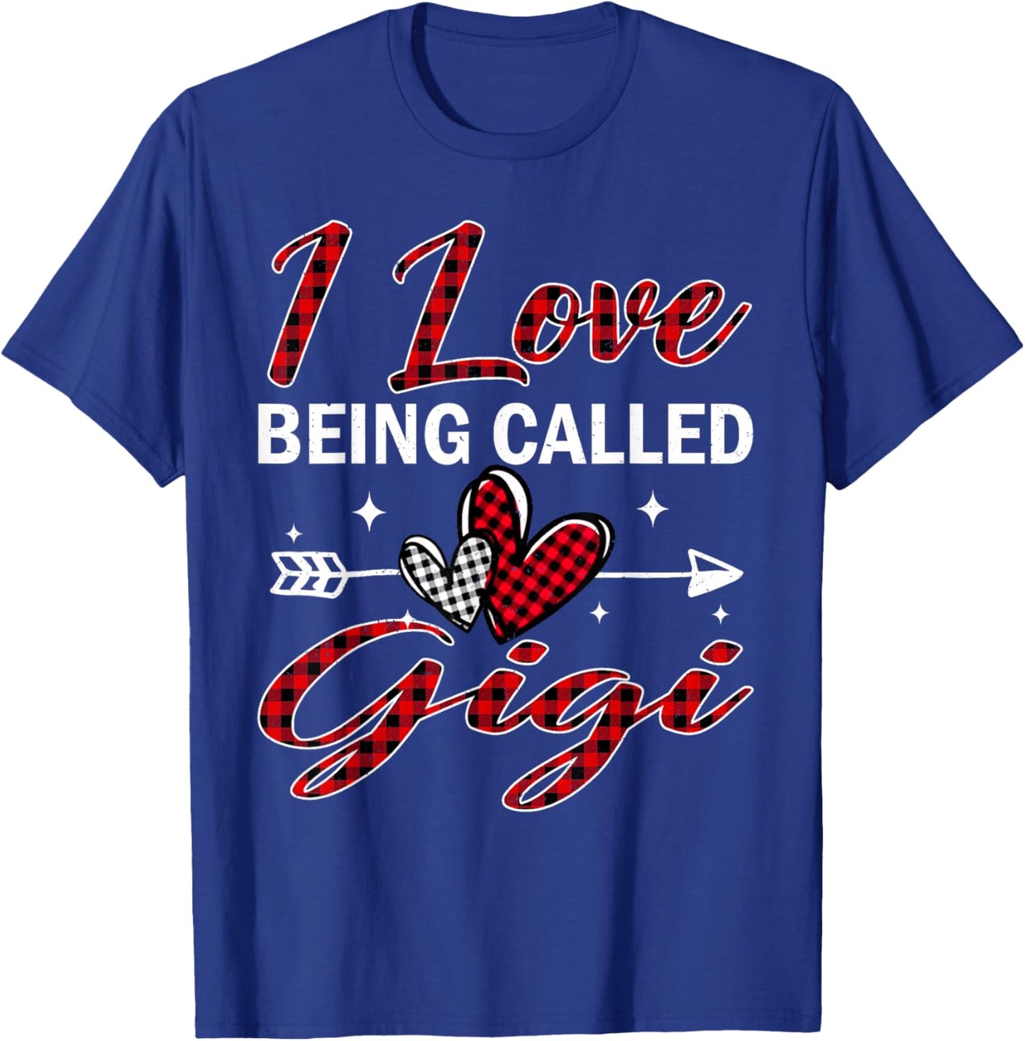 I Love Being Called Gigi Xmas Christmas Family T-Shirt - T-Shirt | Royal