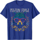 Pigeon Forge TN Fun Bear Wearing Glasses with Flowers Design T-Shirt - T-Shirt | Royal