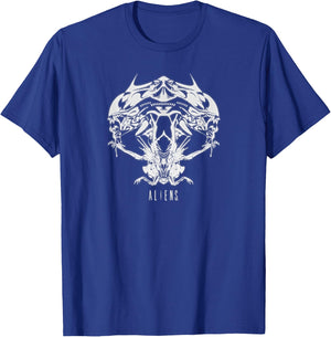 Aliens Xenomorph 80s Movie T-Shirt - T-Shirt | Royal