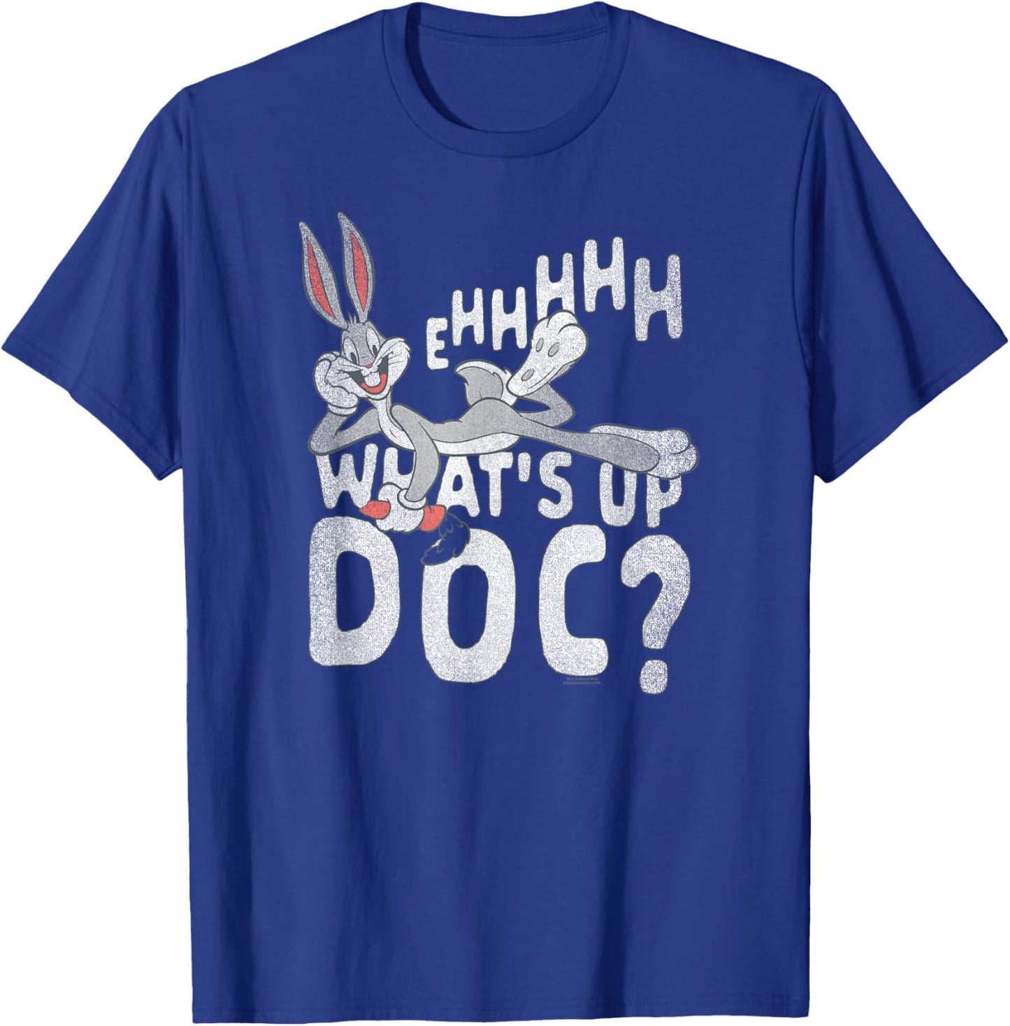 Looney Tunes Bugs Bunny What's Up Doc? T-Shirt - T-Shirt | Royal