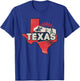 Texas State of Texas Retro Texas T-Shirt - T-Shirt | Royal