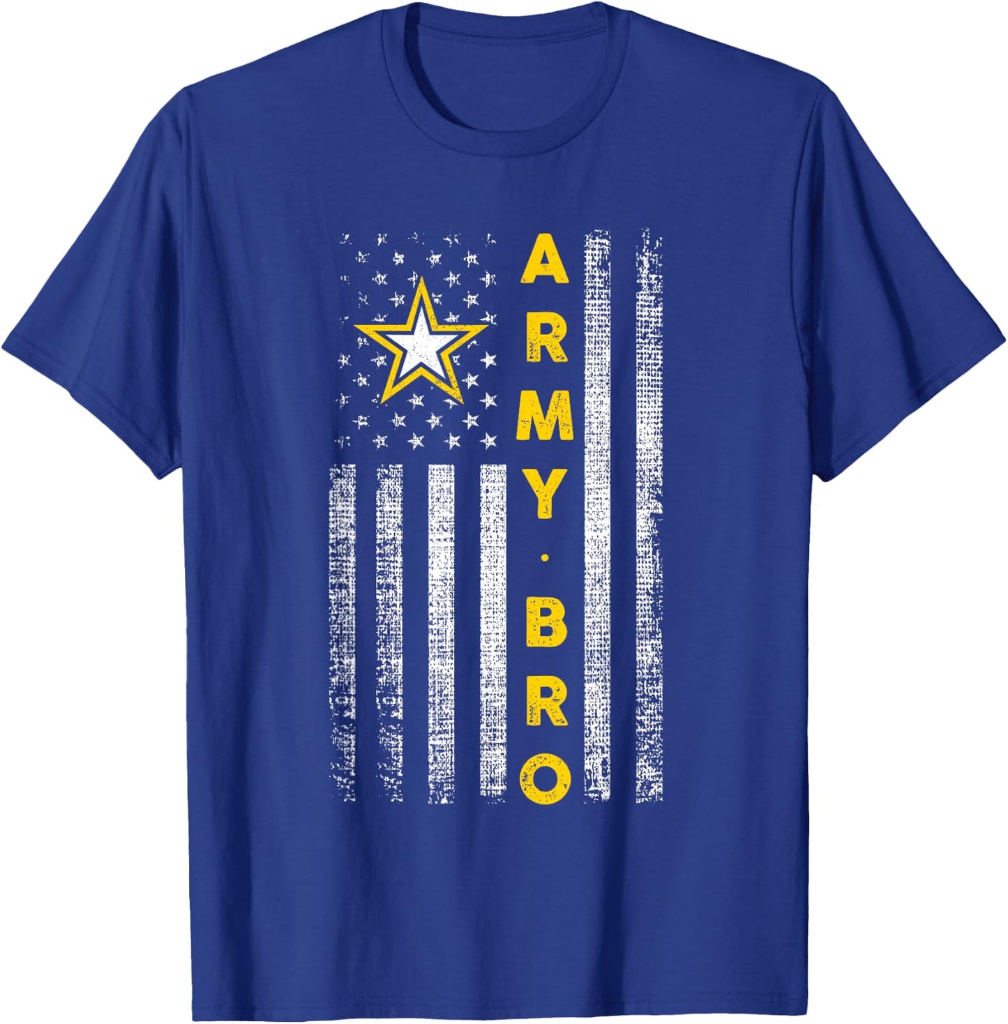 Patriotic Army Brother - United States Flag T-Shirt - T-Shirt | Royal