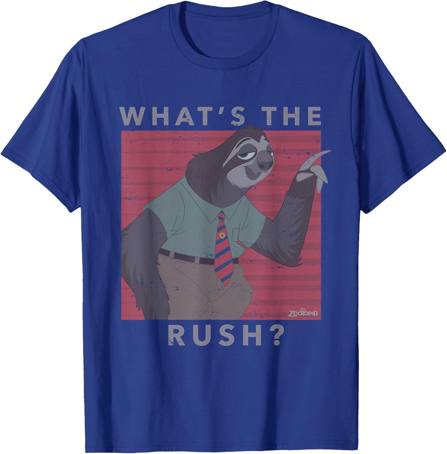 Disney Zootopia Flash What's The Rush Small T-Shirt - T-Shirt | Royal