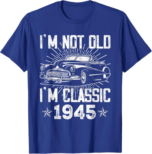 80 Year Old Vintage Classic Car 1945 80th Birthday Gifts Men