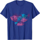 Forest Birds Gift Animal Lover Owl T-Shirt - T-Shirt | Royal
