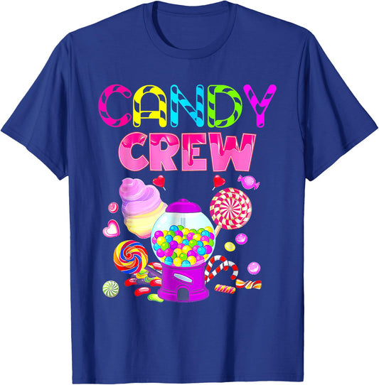 Candy Crew Decorations Sweetie Candy Squad Candy Halloween T-Shirt - T-Shirt | Royal