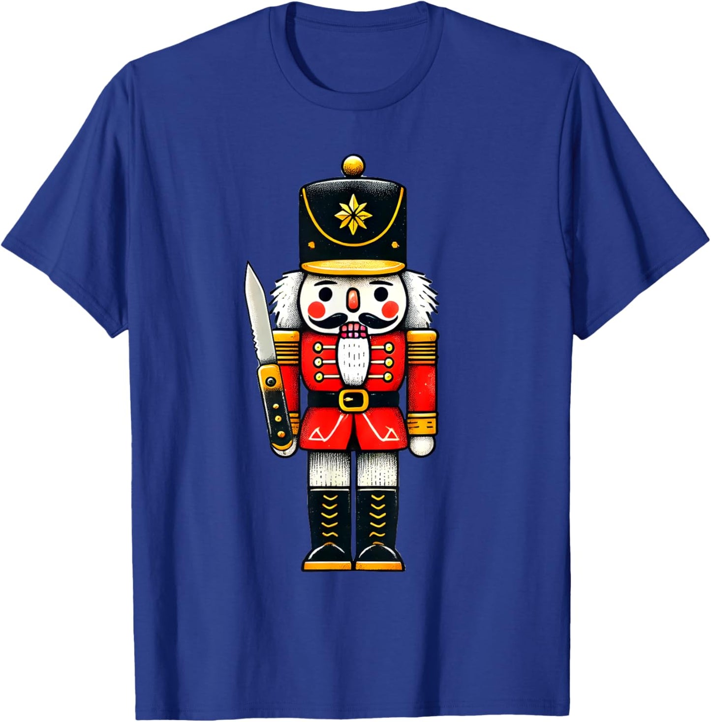 Cute Funny Christmas Happy Holiday Pajama Gift -Adults Winter Black Short Sleeve Small Classic Fit Pajama Shirt Holiday-Themed T-Shirt - T-Shirt | Royal