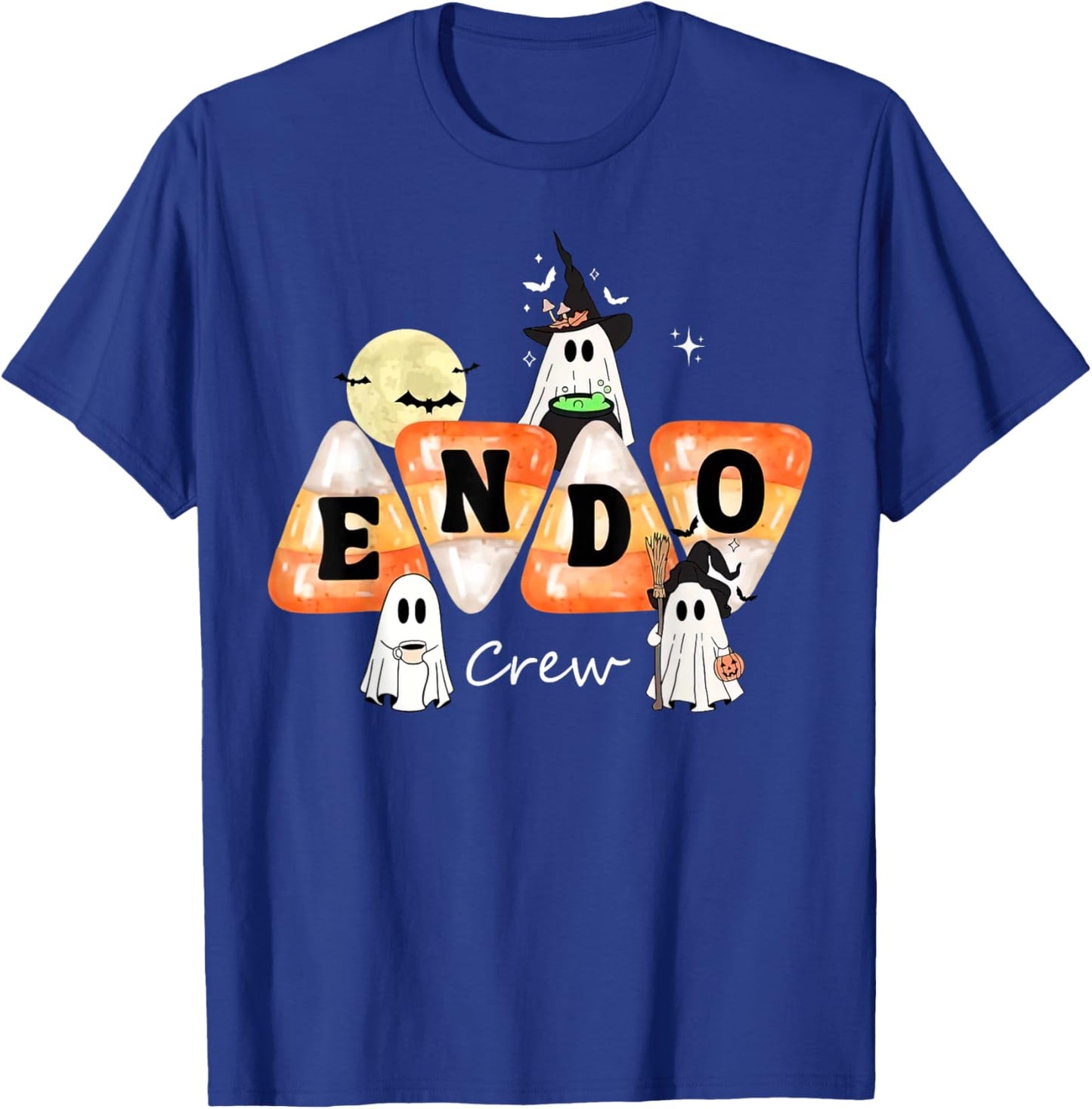 Endo Crew Endoscopy Nurse GI Colonoscopy Colon Halloween T-Shirt - T-Shirt | Royal
