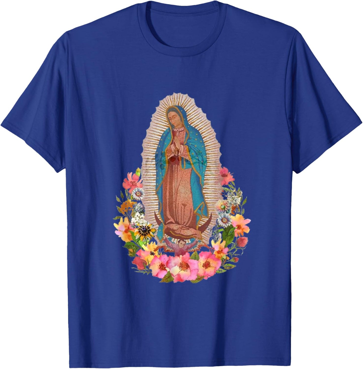 Virgen de Guadalupe T-Shirt - T-Shirt | Royal