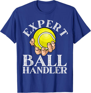 Expert Ball Handler - Funny Sports Tennis Ball T-Shirt - T-Shirt | Royal