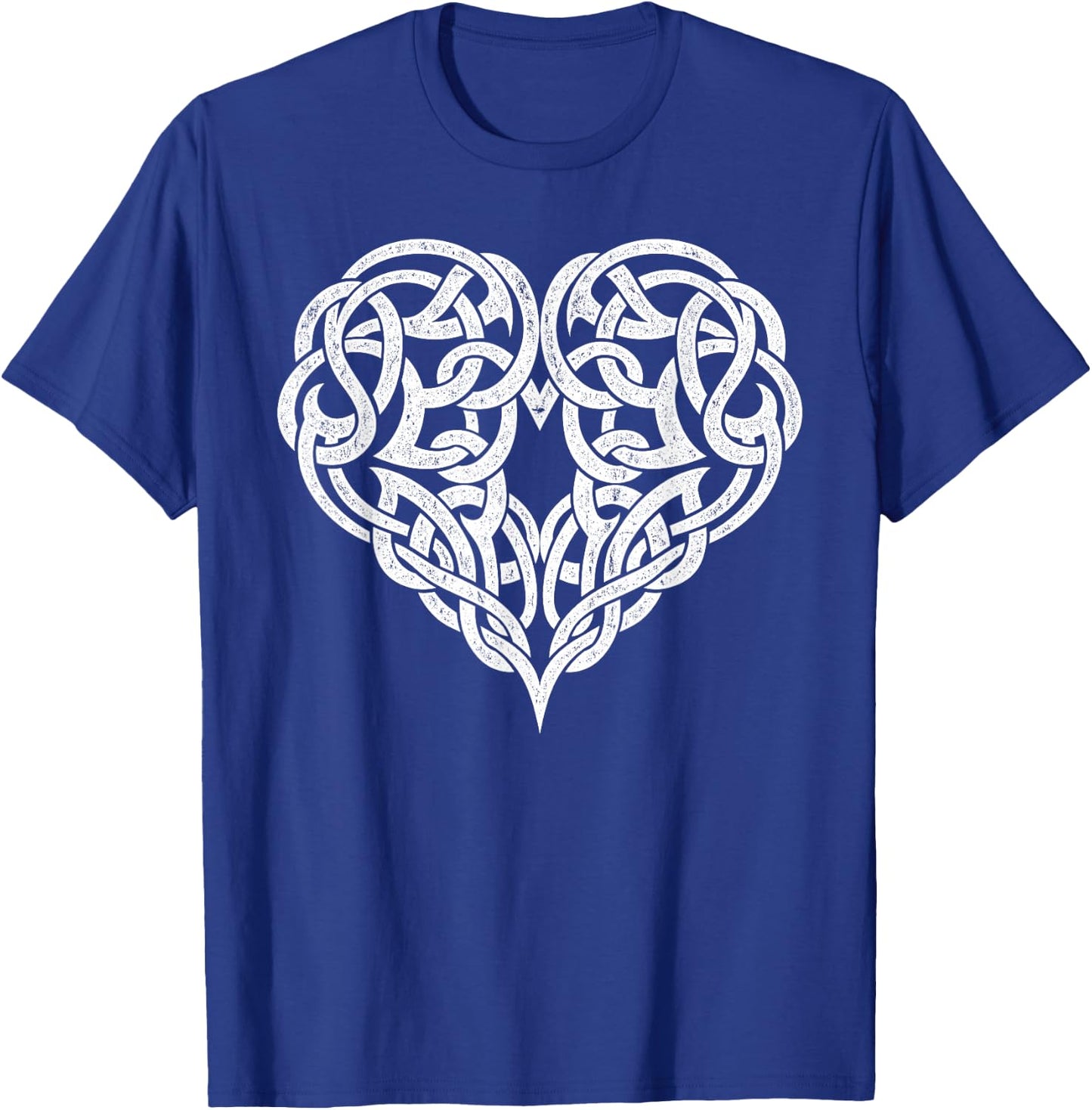 Celtic Knot Heart Symbol Tattoo Style Irish Tribal Art T-Shirt - T-Shirt | Royal