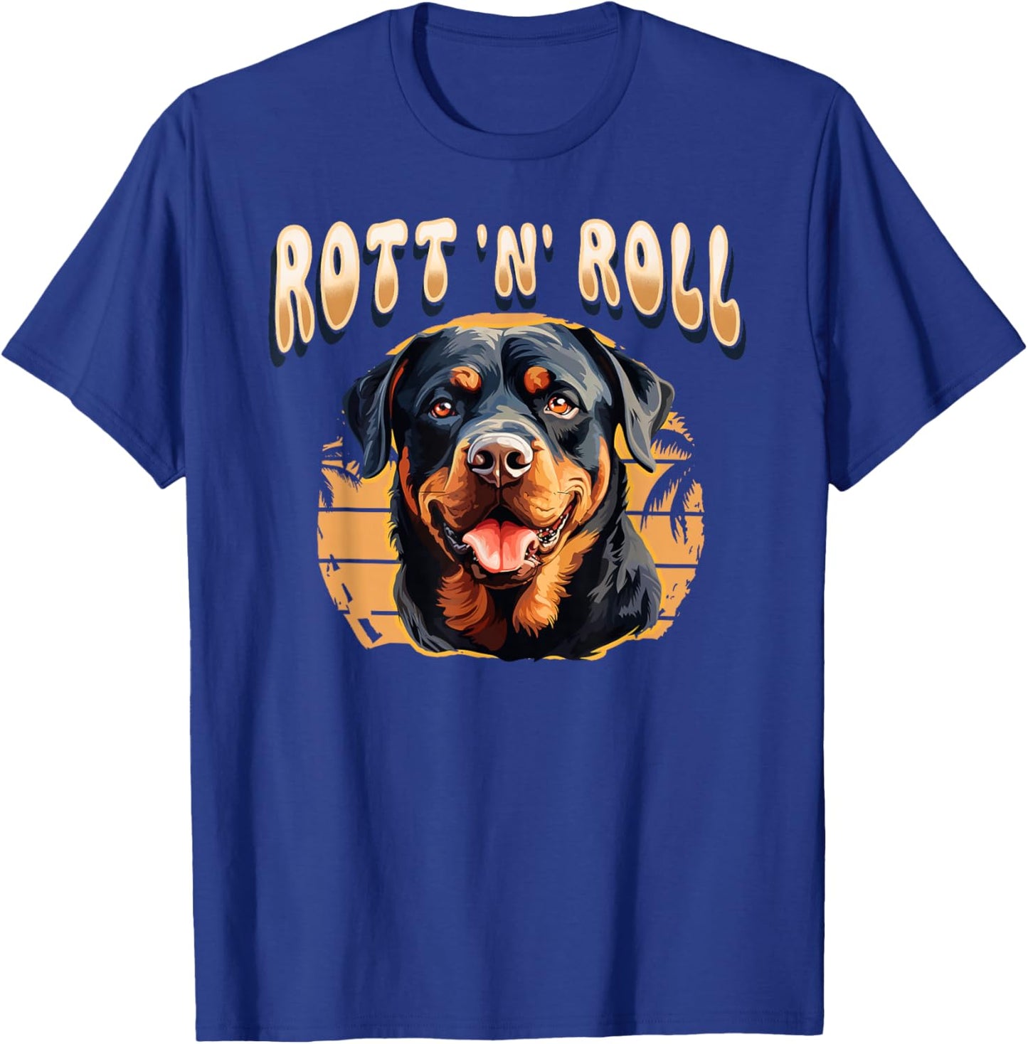 Rottweiler Dog Rott Mom Puppy Rottie Men Women Girls Kids T-Shirt - T-Shirt | Royal