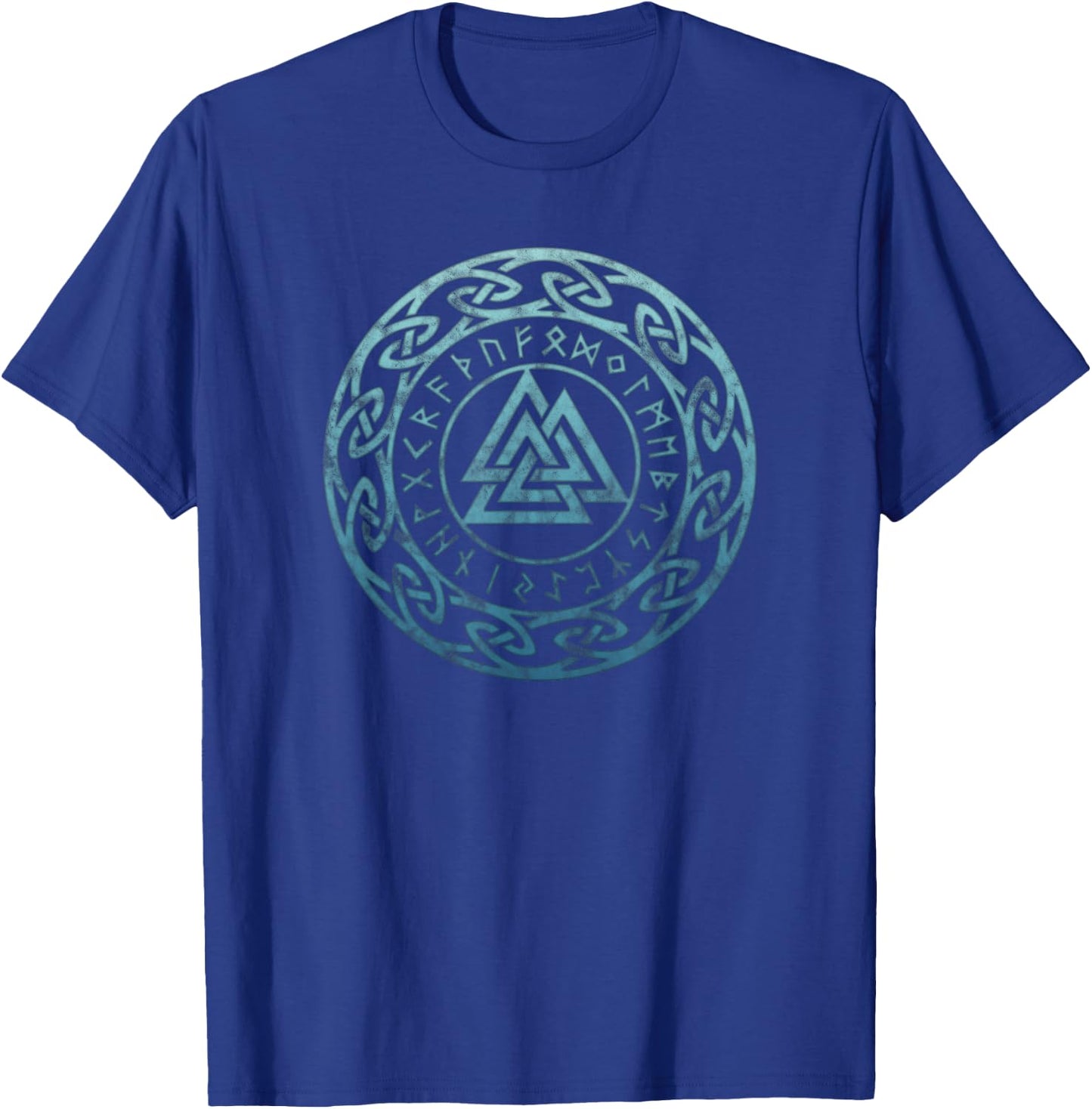Valknut, Odin, Viking Symbol, Pagan Nordic Germanic T-Shirt - T-Shirt | Royal