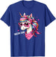 Unicorn Squad - Graceful Unicorn with leopard Bandana T-Shirt - T-Shirt | Royal