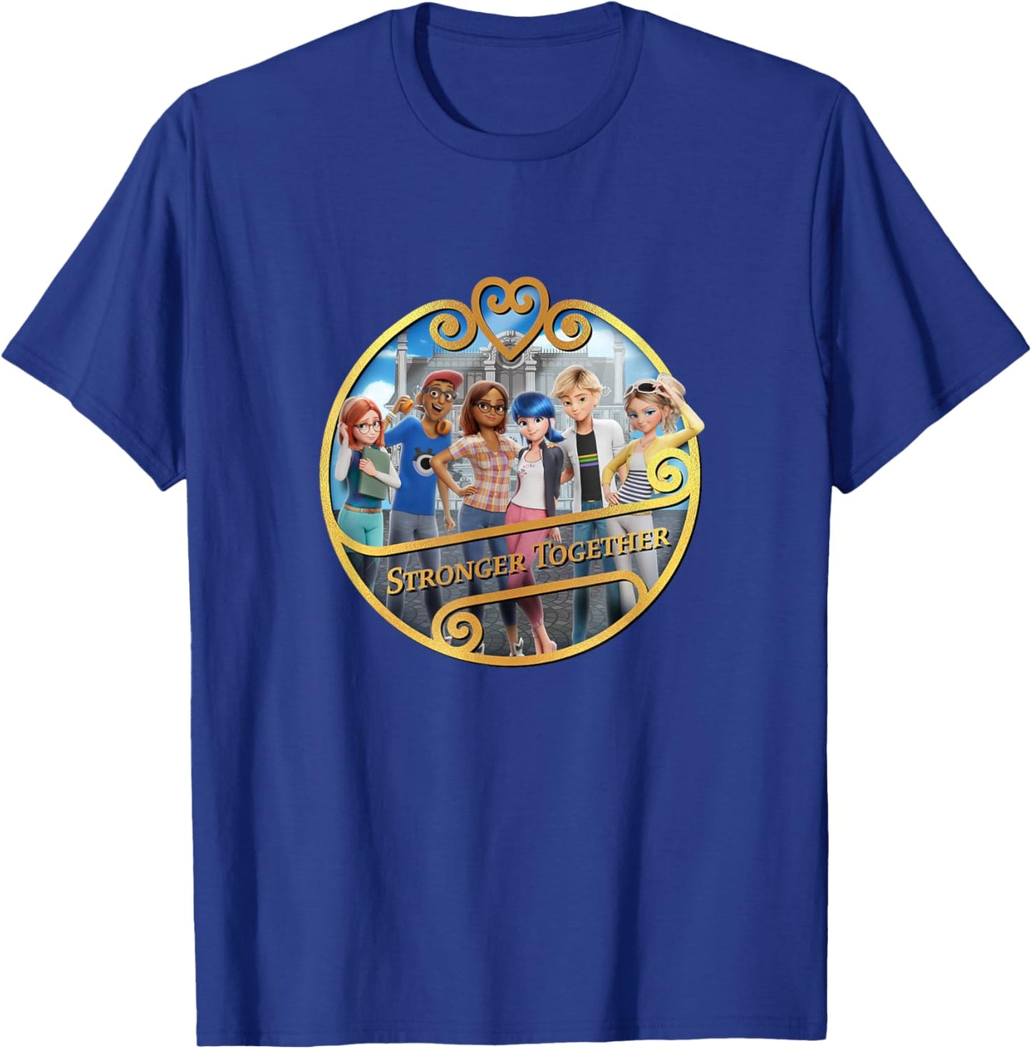 Miraculous Ladybug and Cat Noir The Movie Stronger Together T-Shirt - T-Shirt | Royal