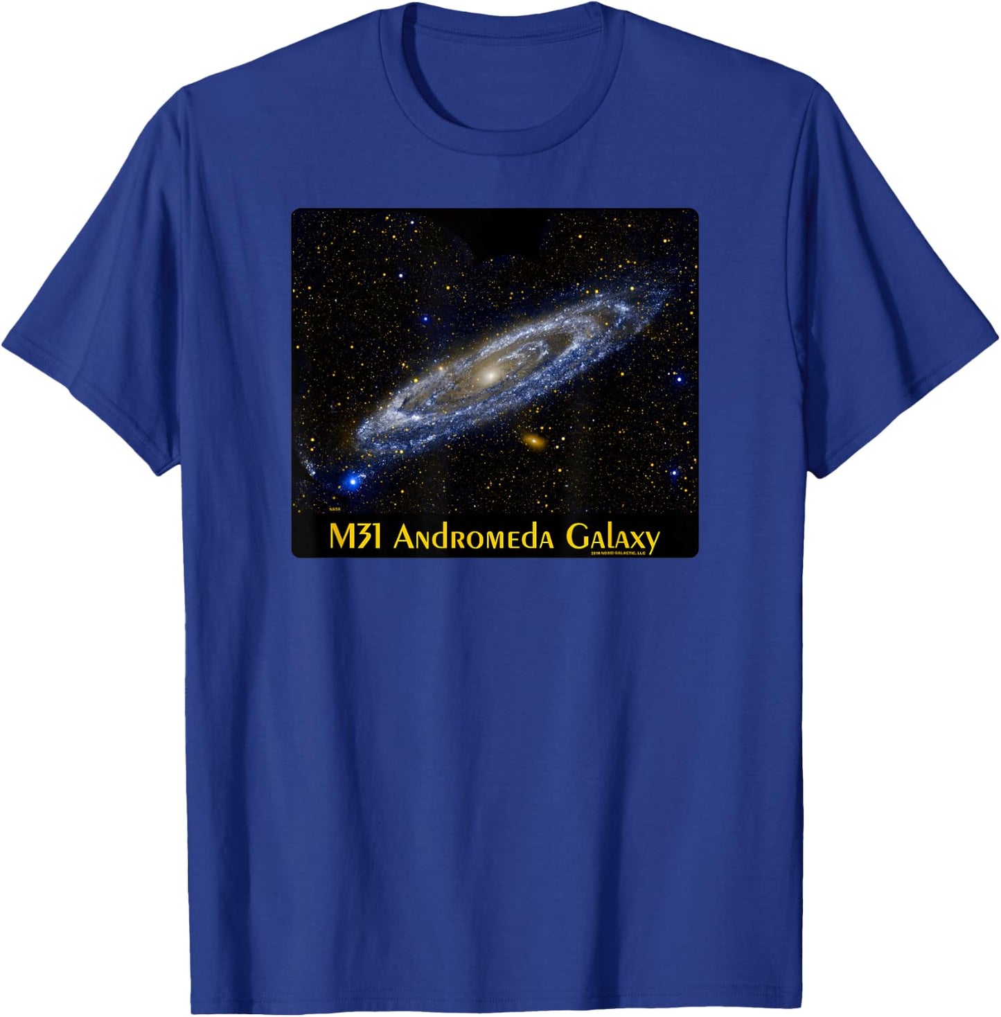 M31 The Andromeda Galaxy Astronomy Shirt T-Shirt - T-Shirt | Royal