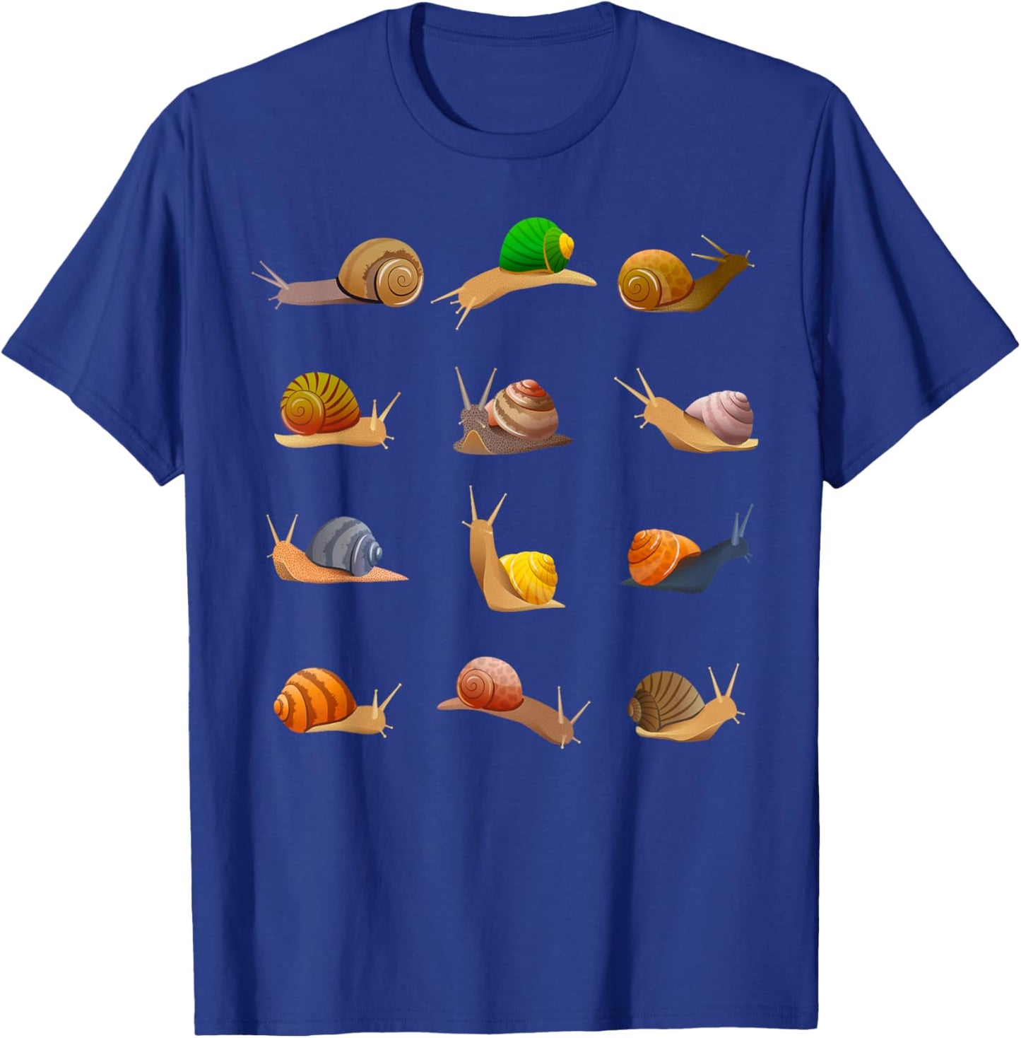 Cool Snail Design Women Insect Animal Snail Lover T-Shirt - T-Shirt | Royal