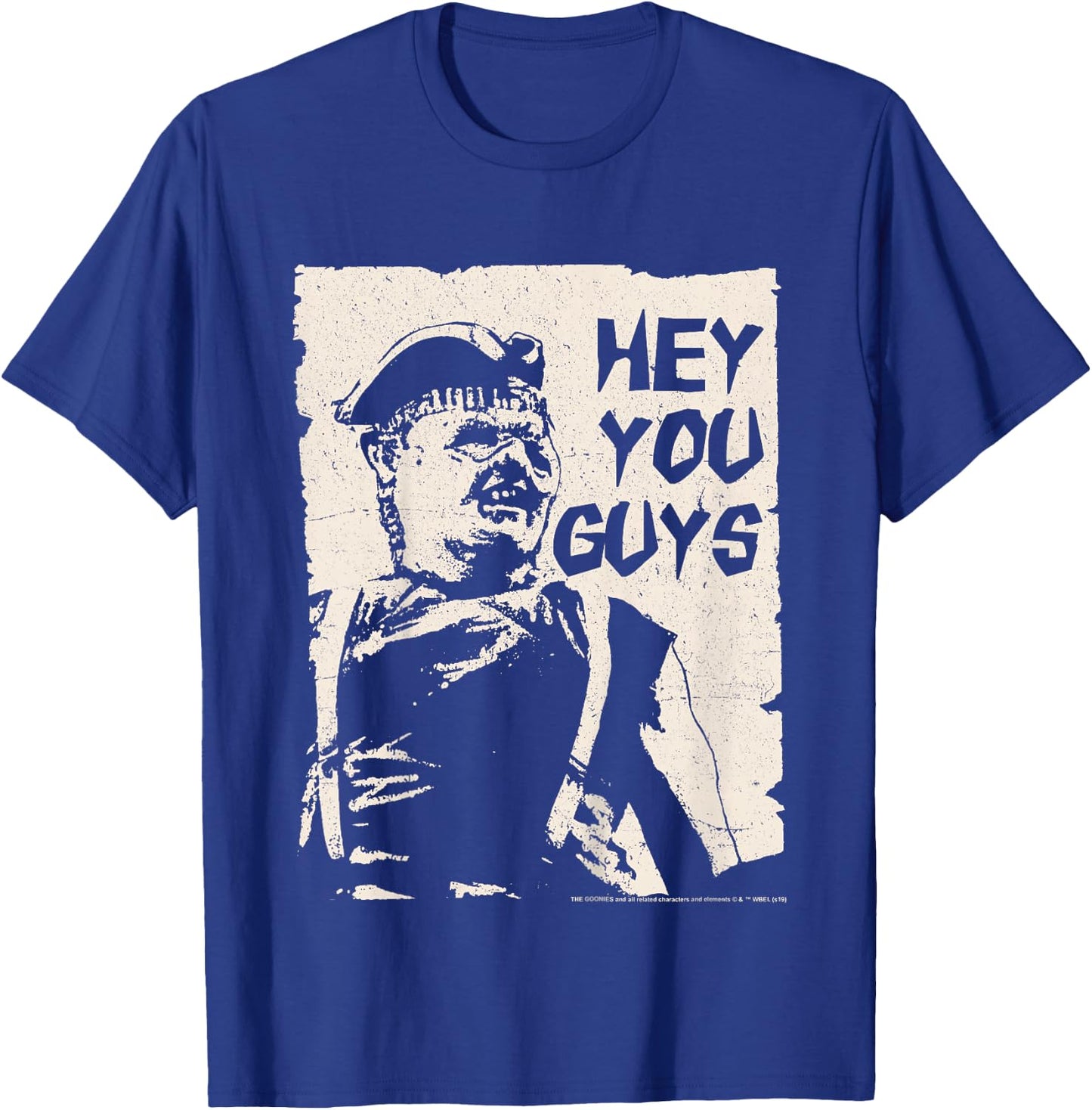 Kids The Goonies Sloth Hey You Guys Cut Out Portrait T-Shirt - T-Shirt | Royal