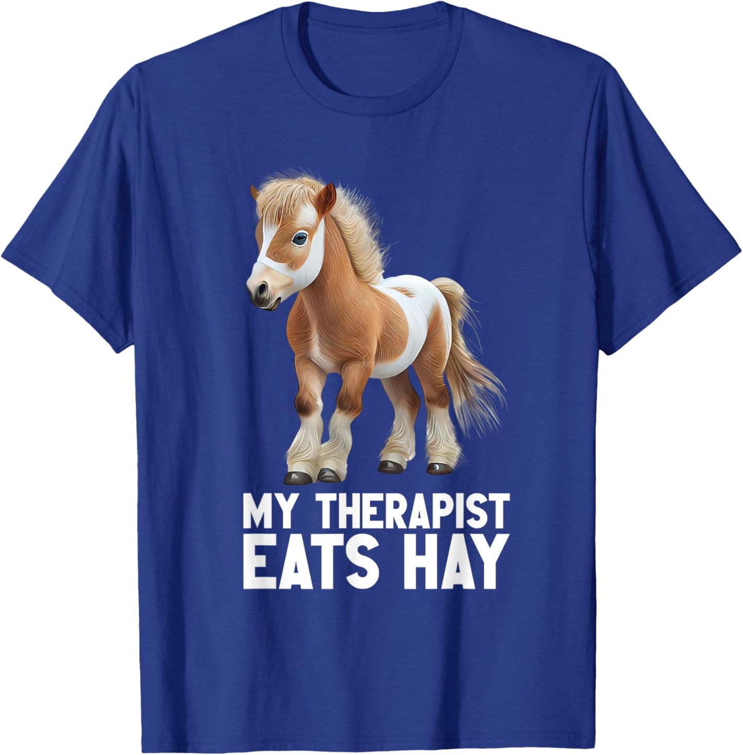 Miniature Horse Mini Horse Pet Tiny Horse Lover Pony Tie Dye T-Shirt - T-Shirt | Royal