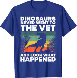 Funny Veterinary Art Women Kids Veterinarian Lovers T-Shirt - T-Shirt | Royal