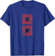 Distressed Hurricane Warning Flag T-Shirt - T-Shirt | Royal