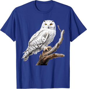 Snowy Owl, Ornithology Snowy Owl T-Shirt - T-Shirt | Royal
