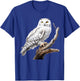 Snowy Owl, Ornithology Snowy Owl T-Shirt - T-Shirt | Royal