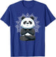 Meditating Panda Bear Yoga Pose T-Shirt - T-Shirt | Royal