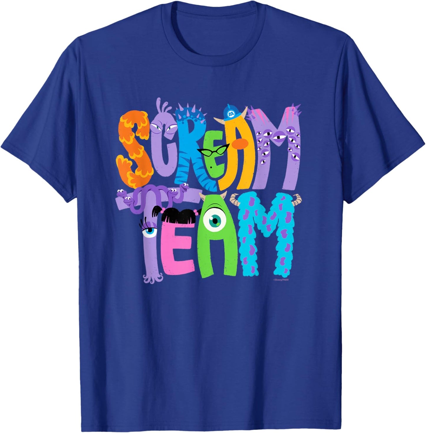 Disney and Pixar’s Monsters, Inc. Scream Team Halloween T-Shirt - T-Shirt | Royal