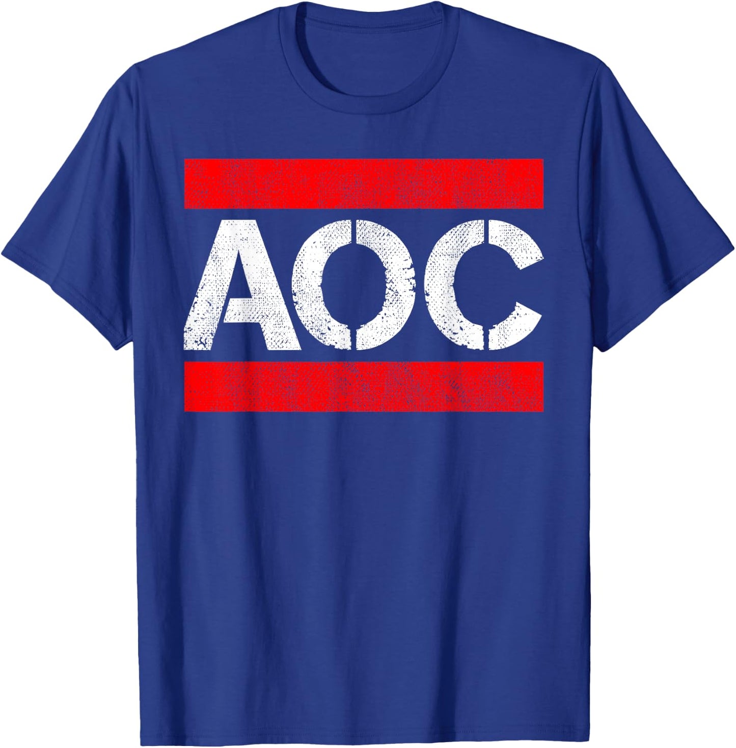 AOC Ocasio-Cortez Democratic Socialist Bronx NY Fun T-Shirt - T-Shirt | Royal