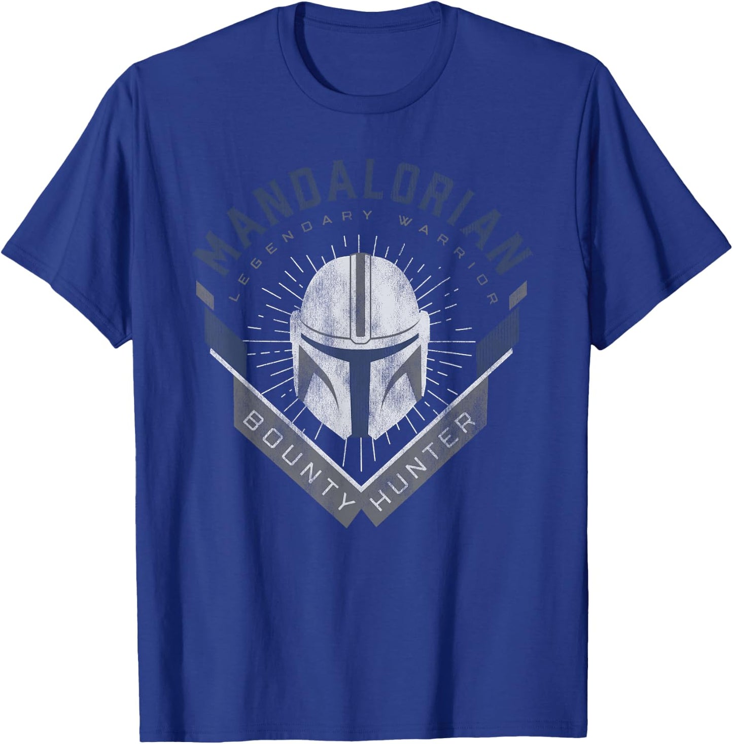 Star Wars The Mandalorian Legendary Warrior Bounty Hunter T-Shirt - T-Shirt | Royal