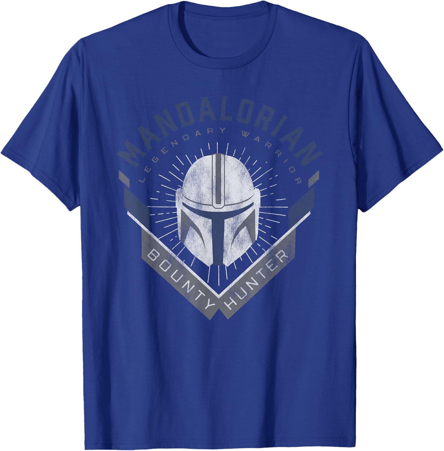 Star Wars The Mandalorian Legendary Warrior Bounty Hunter T-Shirt - T-Shirt | Royal