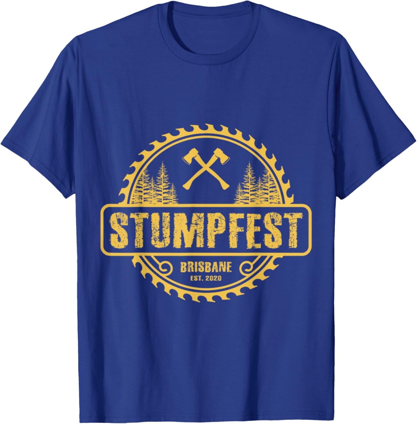 Stumpfest uprroting nail salons since 2020 Funny Dad Mom T-Shirt - T-Shirt | Royal