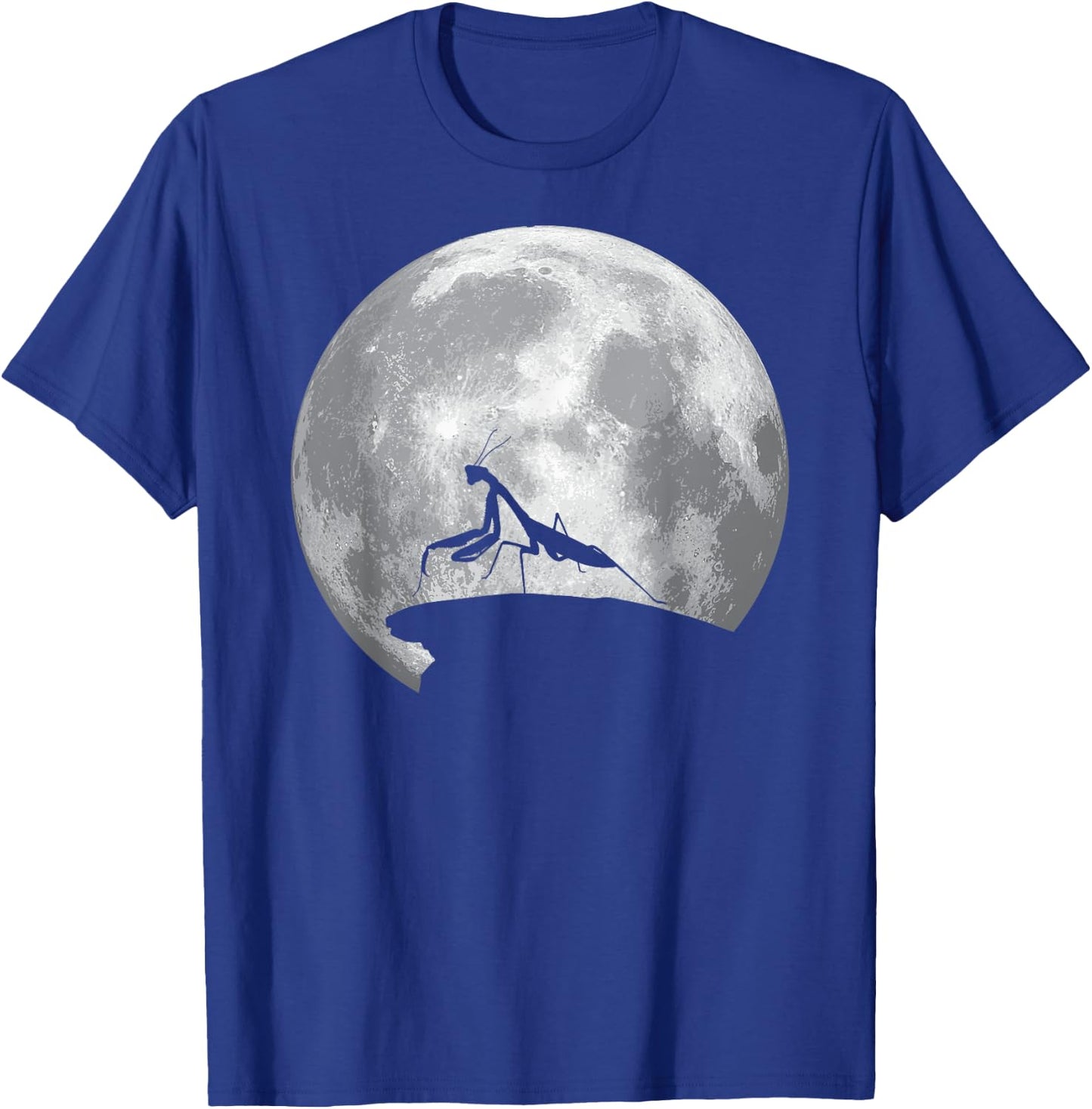 PRAYING MANTIS And Moon Vintage Halloween Costume T-Shirt - T-Shirt | Royal