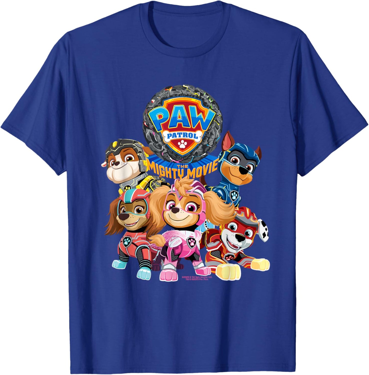 PAW Patrol: The Mighty Movie Group T-Shirt - T-Shirt | Royal