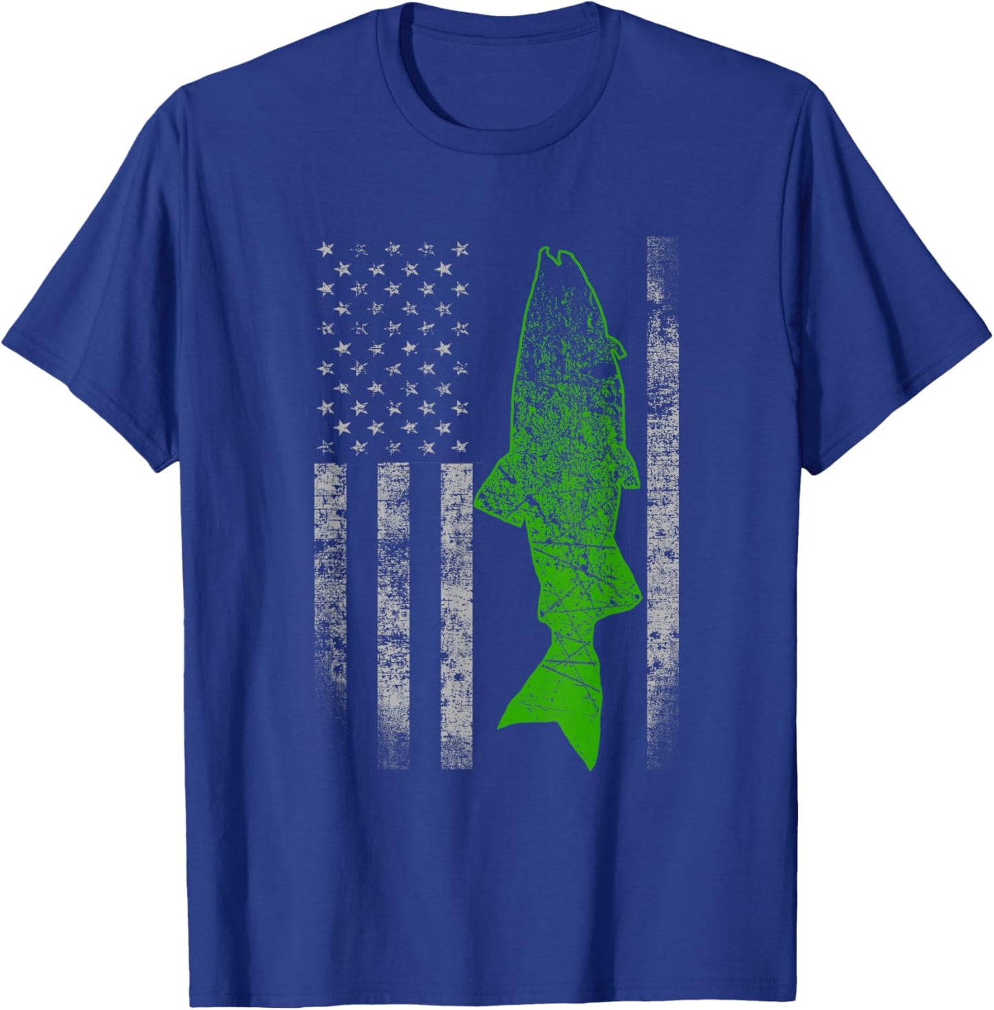 Kokanee Flag - Cool Kokanee Fishing T-Shirt - T-Shirt | Royal