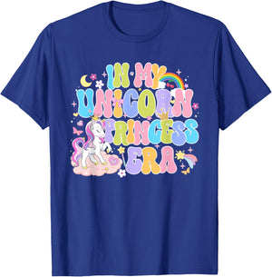 In My Unicorn Princess Era Girl Unicorn Day T-Shirt - T-Shirt | Royal