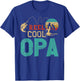 Reel cool Opa Fishing Father’s Day gift Fisherman Grandpa T-Shirt - T-Shirt | Royal