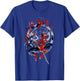 Marvel Spider-Man 60th Anniversary Spidey Circle Evolution T-Shirt - T-Shirt | Royal