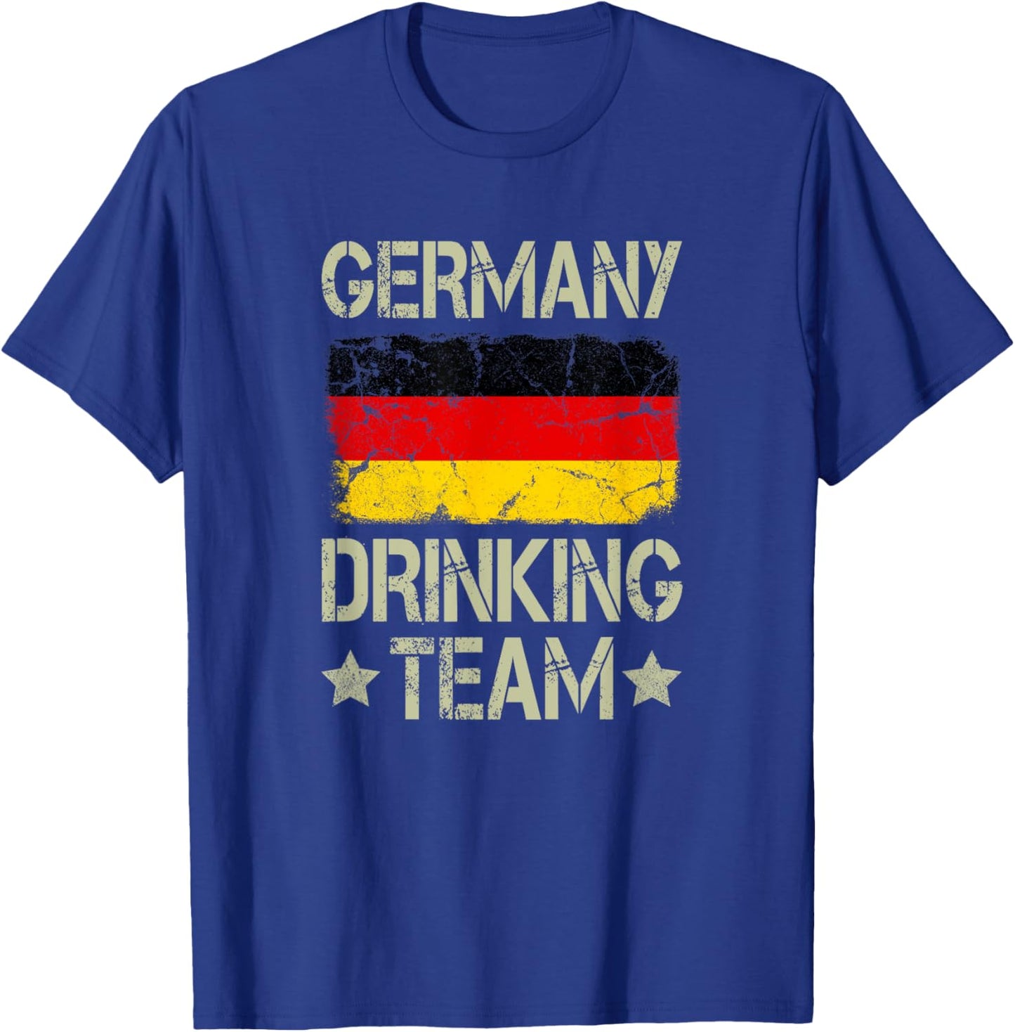 Germany Drinking Team German Flag Funny Drinking T-Shirt - T-Shirt | Royal